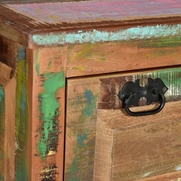Shoe Storage Bench Solid Reclaimed Wood Image 2