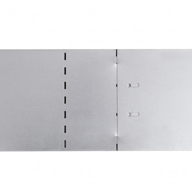 Lawn Fences 5 Pcs Galvanised Steel 100x20 Cm Image 9