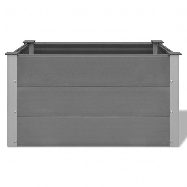 Garden Planter Wpc 100x50x54 Cm Grey Image 5
