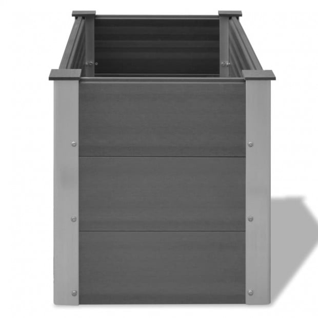 Garden Planter Wpc 100x50x54 Cm Grey Image 6