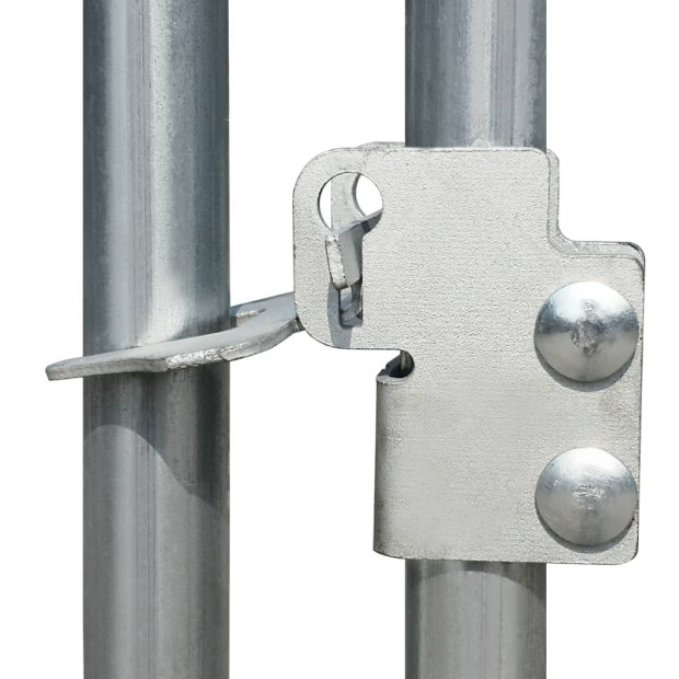 Outdoor Chicken Cage Galvanised Steel 2x2x1.92 M Image 4