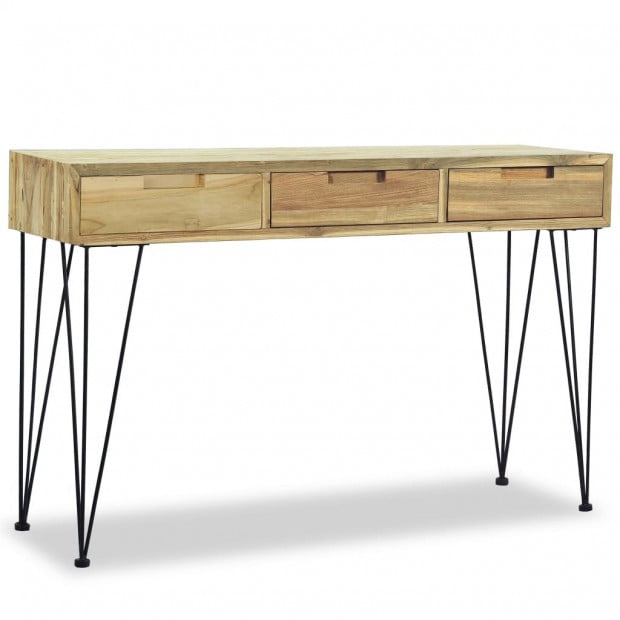 Console Table 120x35x76 Cm Solid Teak