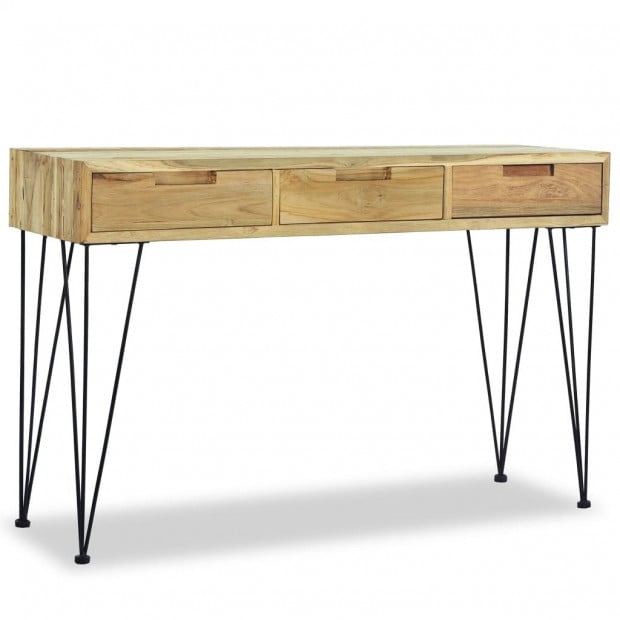 Console Table 120x35x76 Cm Solid Teak Image 4