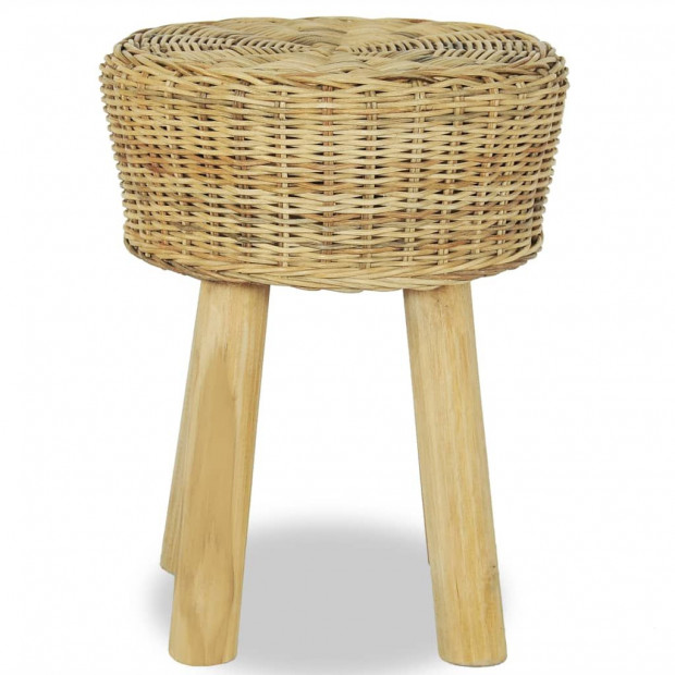 Bar Stool Natural Rattan Image 2