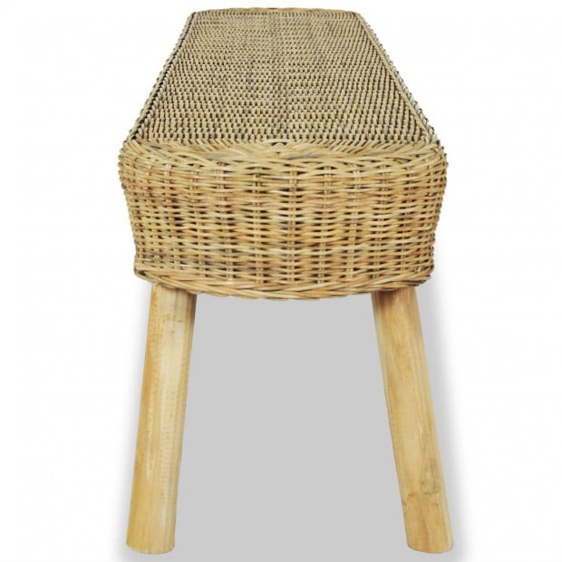 Hall Bench 110x35x45cm Natural Rattan Image 3