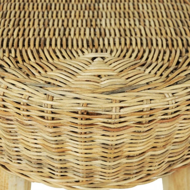 Hall Bench 110x35x45cm Natural Rattan Image 4