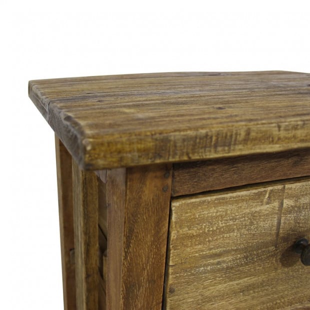 Nightstand Solid Reclaimed Wood 40x30x51 Cm Image 6