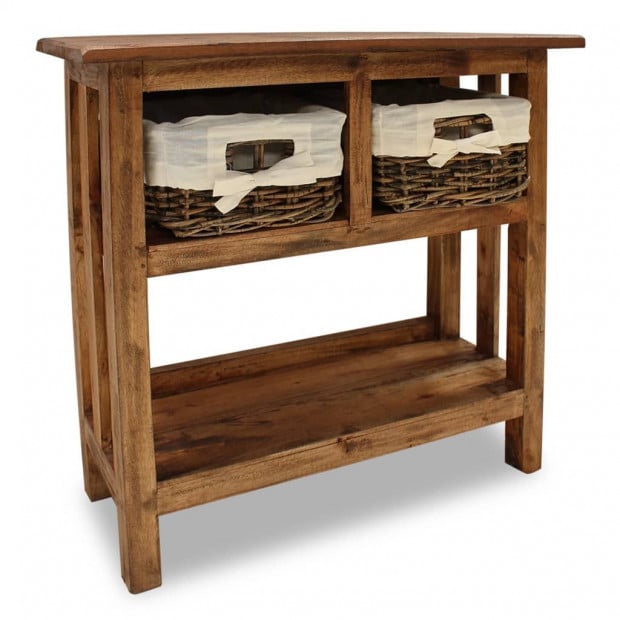 Console Table Solid Reclaimed Wood 69x28x70 Cm