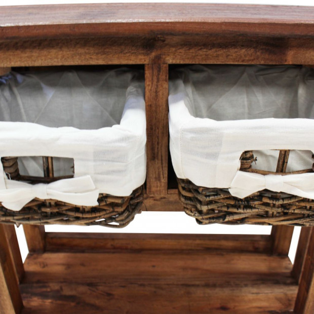 Console Table Solid Reclaimed Wood 69x28x70 Cm Image 5