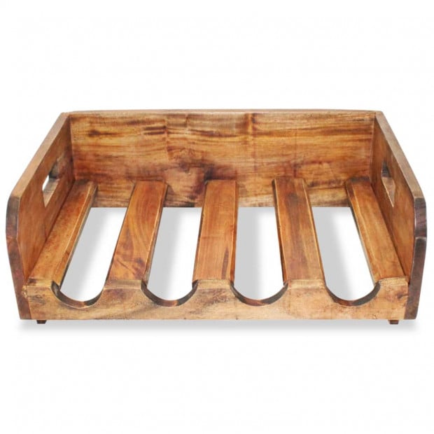 Wine Racks 4 Pcs For 16 Bottles Solid Reclaimed Wood Image 5