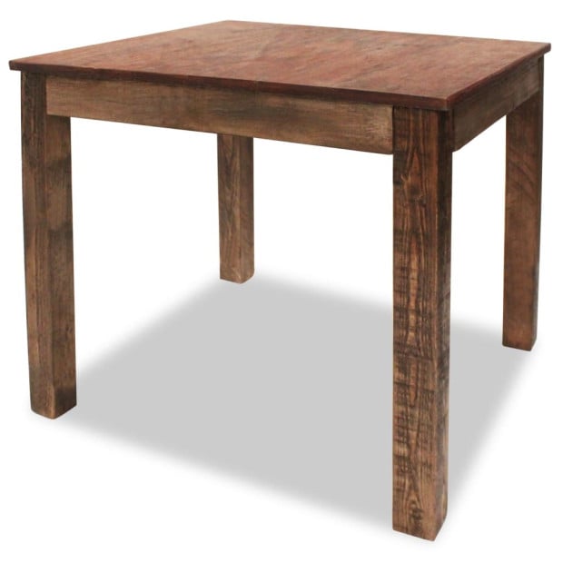 Dining Table Solid Reclaimed Wood 82x80x76 Cm