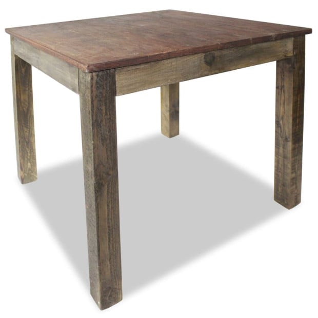 Dining Table Solid Reclaimed Wood 82x80x76 Cm Image 3