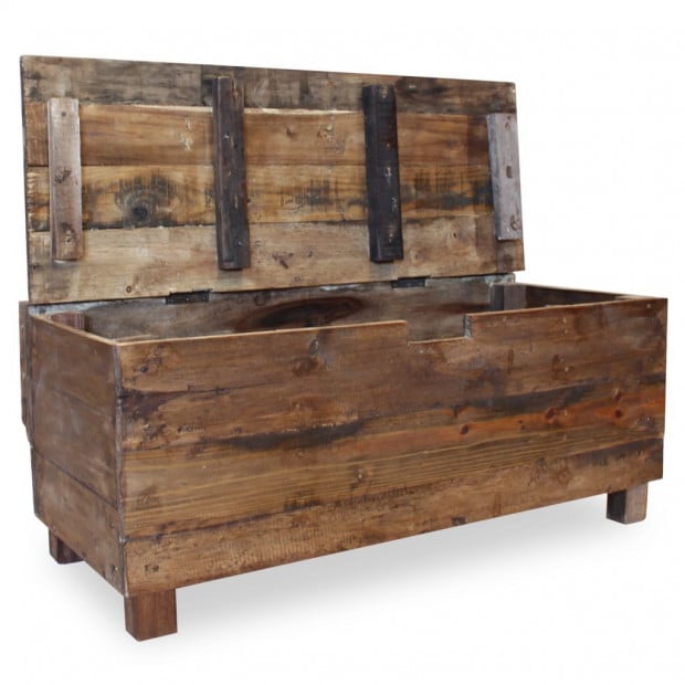 Bench Solid Reclaimed Wood 86x40x60 Cm Image 9