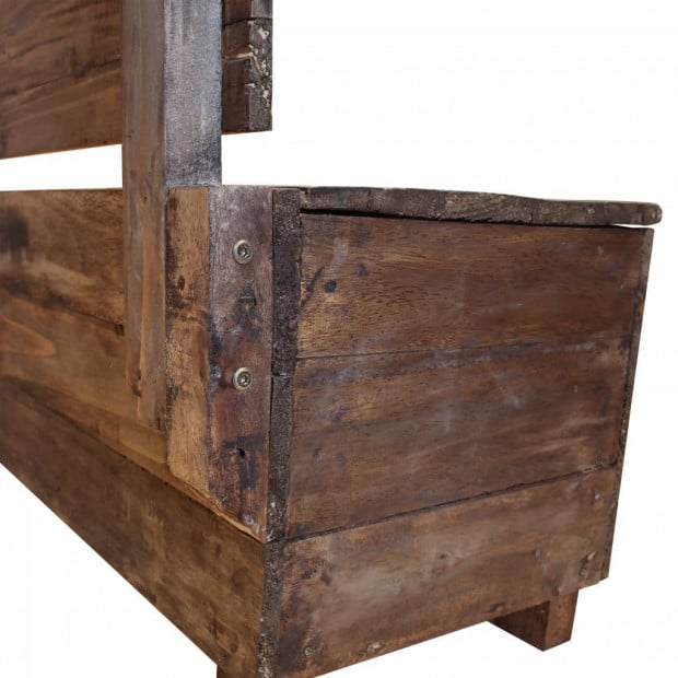 Bench Solid Reclaimed Wood 86x40x60 Cm Image 10