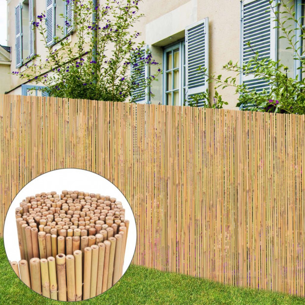Natural Look Garden Fence Bamboo 300x150 Cm Image 2