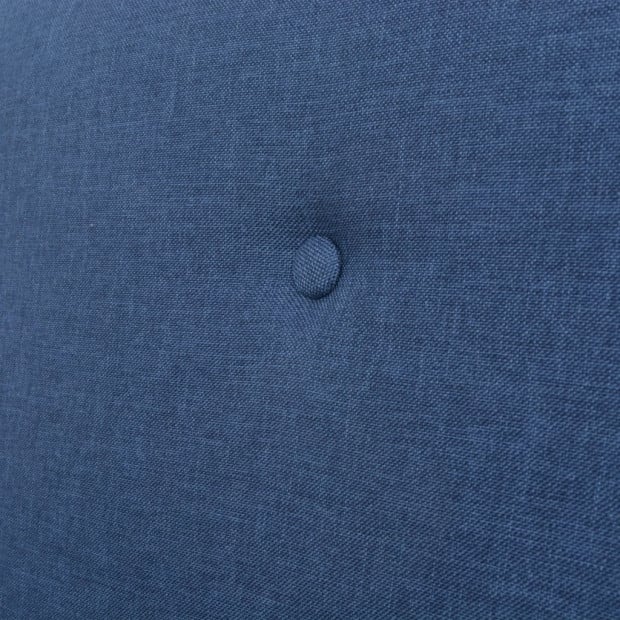 2-seater Sofa Fabric Blue Image 2