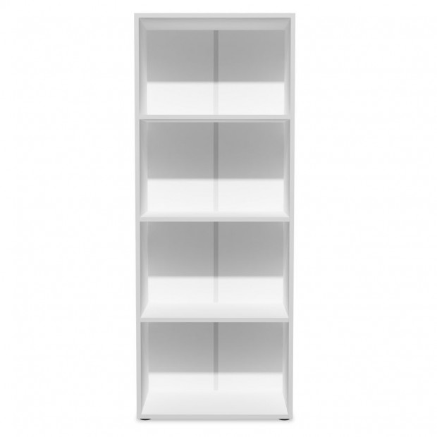 Bookshelf Chipboard 60x31x155 Cm White Image 3