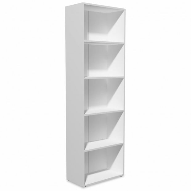 Bookshelf Chipboard 60x31x190 Cm White