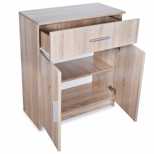 Sideboard Chipboard 71x35x88 Cm Oak Image 5