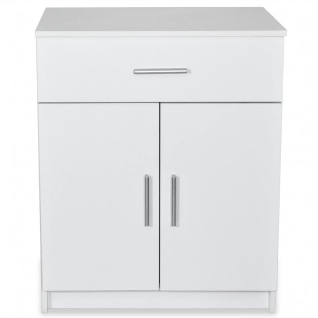 Sideboard Chipboard 71x35x88 Cm White Image 4