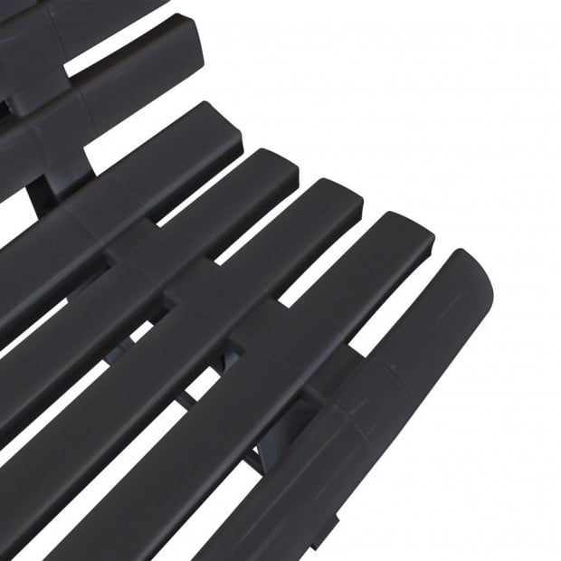 Garden Bench 145,5 Cm Plastic Anthracite Image 4