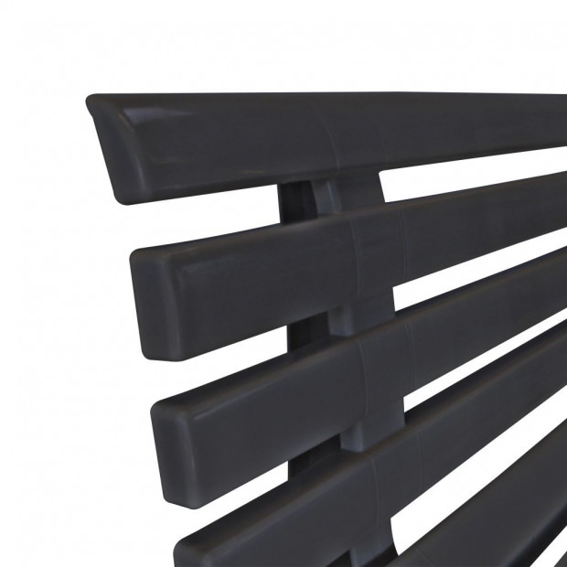 Garden Bench 145,5 Cm Plastic Anthracite Image 5