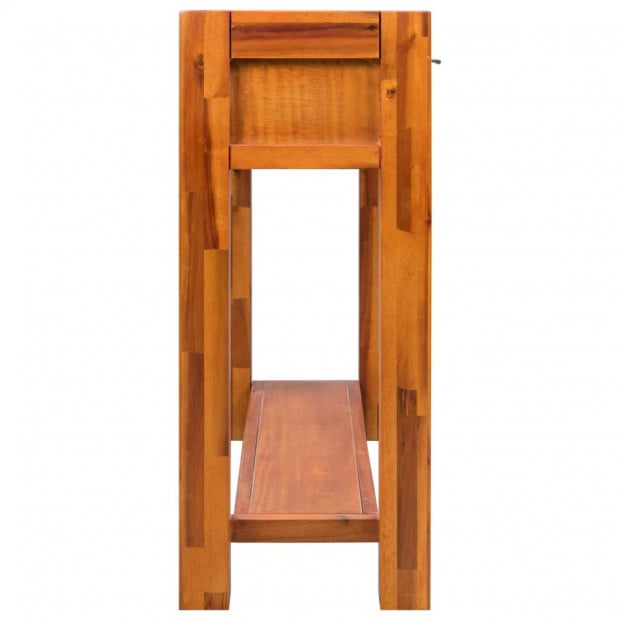 Console Table Solid Acacia Wood 86x30x75 Cm Image 3