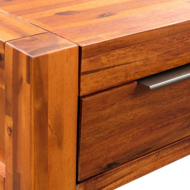 Console Table Solid Acacia Wood 86x30x75 Cm Image 5