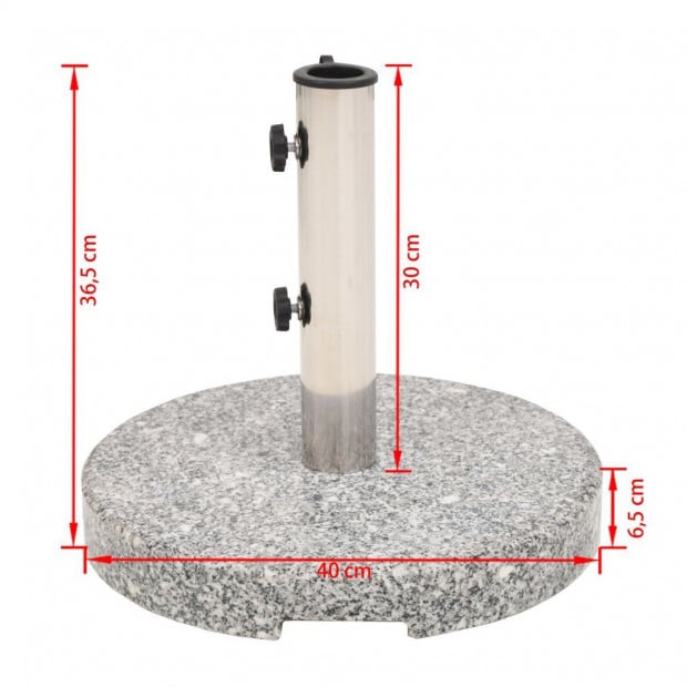 Parasol Base Granite Round 22 Kg Image 9