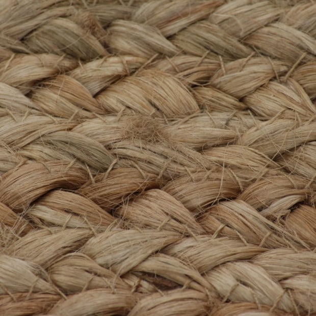 Area Rug Braided Jute 150 Cm Round Image 3