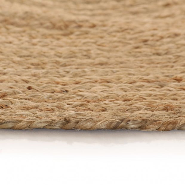 Area Rug Braided Jute 150 Cm Round Image 5
