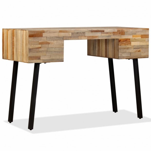 Writing Desk 110x50x76 Cm Solid Reclaimed Teak Image 6