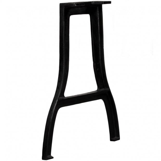 Dining Table Legs 2 Pcs A-frame Cast Iron Image 2