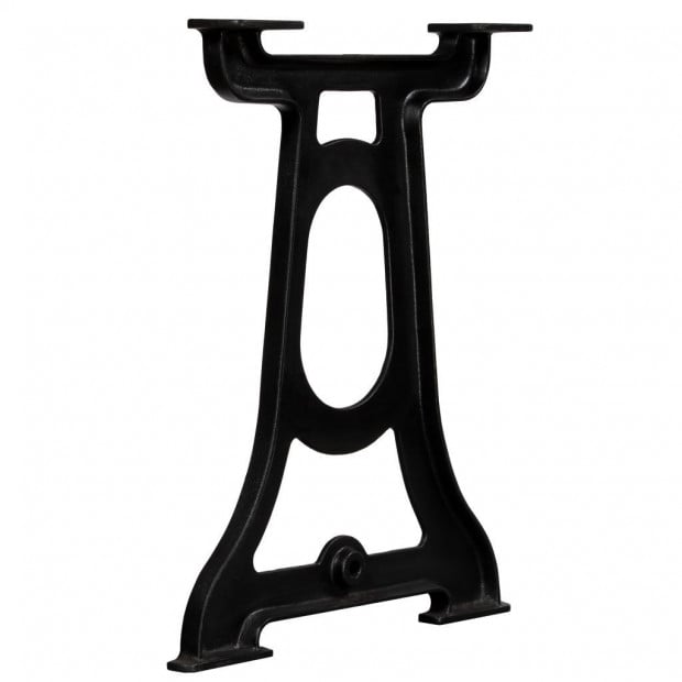 Dining Table Legs 2 Pcs Y-frame Cast Iron Image 2