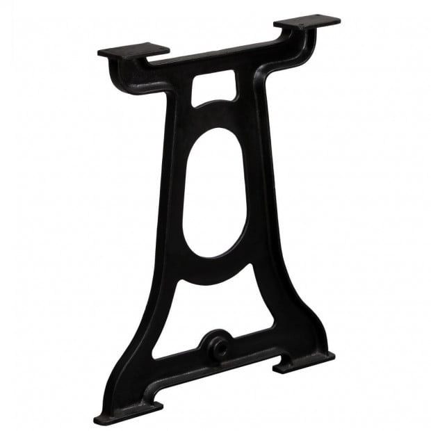 Dining Table Legs 2 Pcs Y-frame Cast Iron Image 3