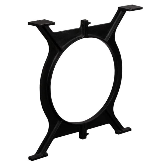Dining Table Legs 2 Pcs O-frame Cast Iron Image 4
