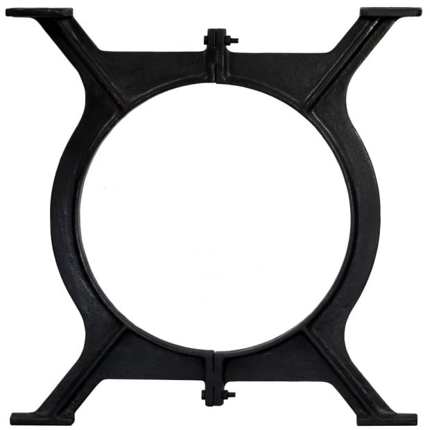 Dining Table Legs 2 Pcs O-frame Cast Iron Image 5