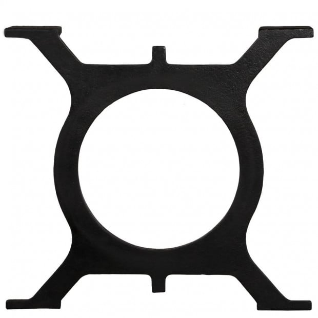 Coffee Table Legs 2 Pcs O-frame Cast Iron Image 5