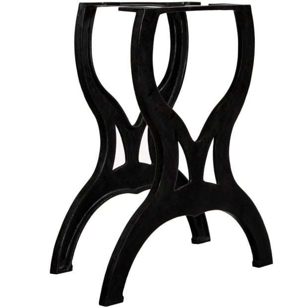 Dining Table Legs 2 Pcs X-frame Cast Iron