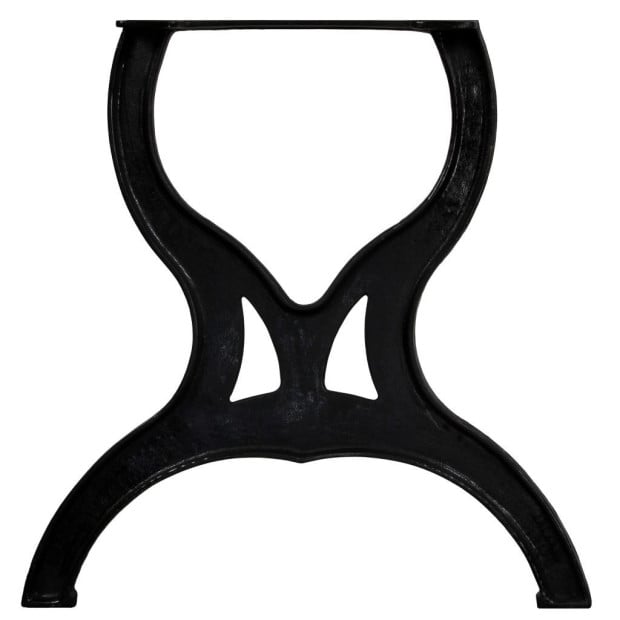 Dining Table Legs 2 Pcs X-frame Cast Iron Image 5