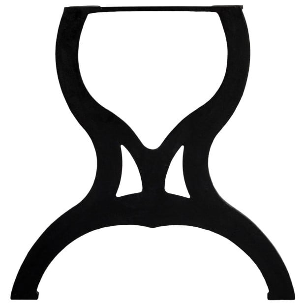 Dining Table Legs 2 Pcs X-frame Cast Iron Image 6