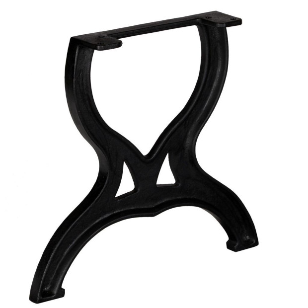Coffee Table Legs 2 Pcs X-frame Cast Iron Image 2