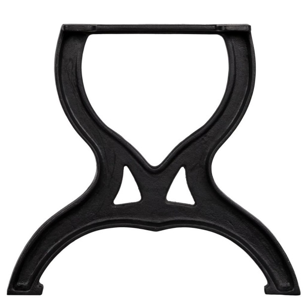 Coffee Table Legs 2 Pcs X-frame Cast Iron Image 5