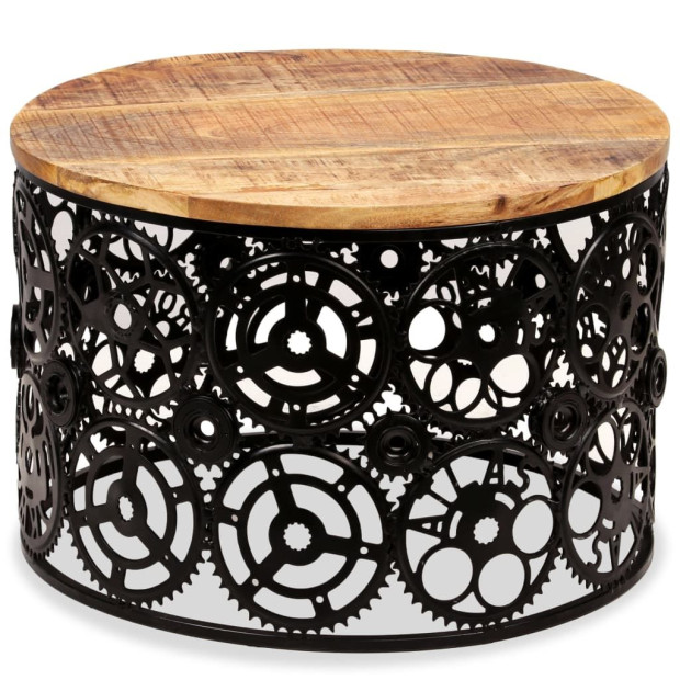Coffee Table Solid Mango Wood 60x40 Cm Image 5
