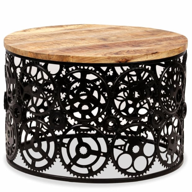 Coffee Table Solid Mango Wood 60x40 Cm Image 9