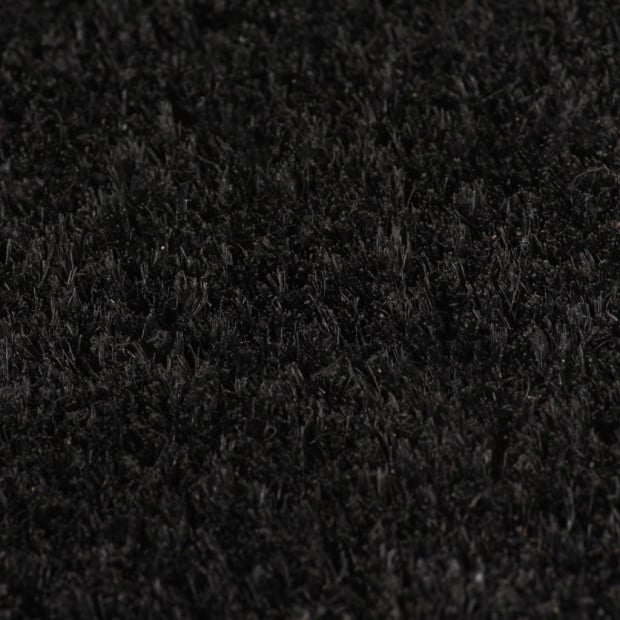 Doormat Coir 17 Mm 80x100 Cm Black Image 2