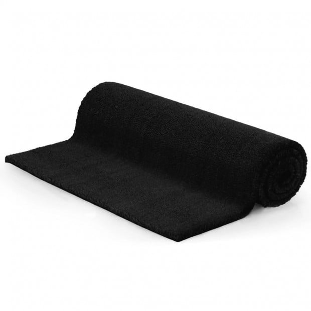 Doormat Coir 17 Mm 100x200 Cm Black