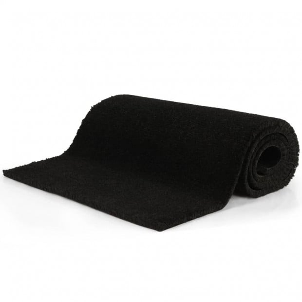 Doormat Coir 17 Mm 190x200 Cm Black