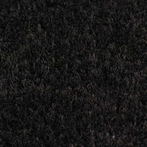 Doormat Coir 17 Mm 190x200 Cm Black Image 2