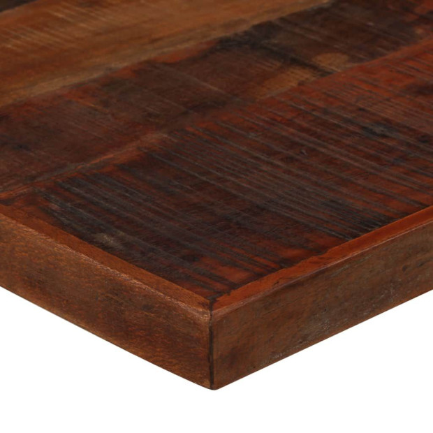 Bar Table Solid Reclaimed Wood Dark Brown 120x60x107 Cm Image 4